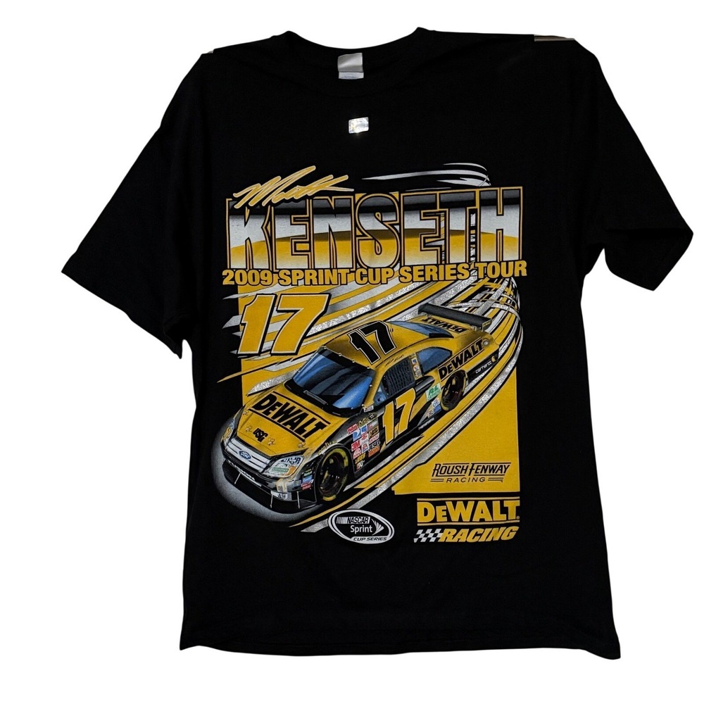 NEW NWT Matt Kenseth 2009 Sprint Cup Series Tour Black Graphic T Shirt Mens XL